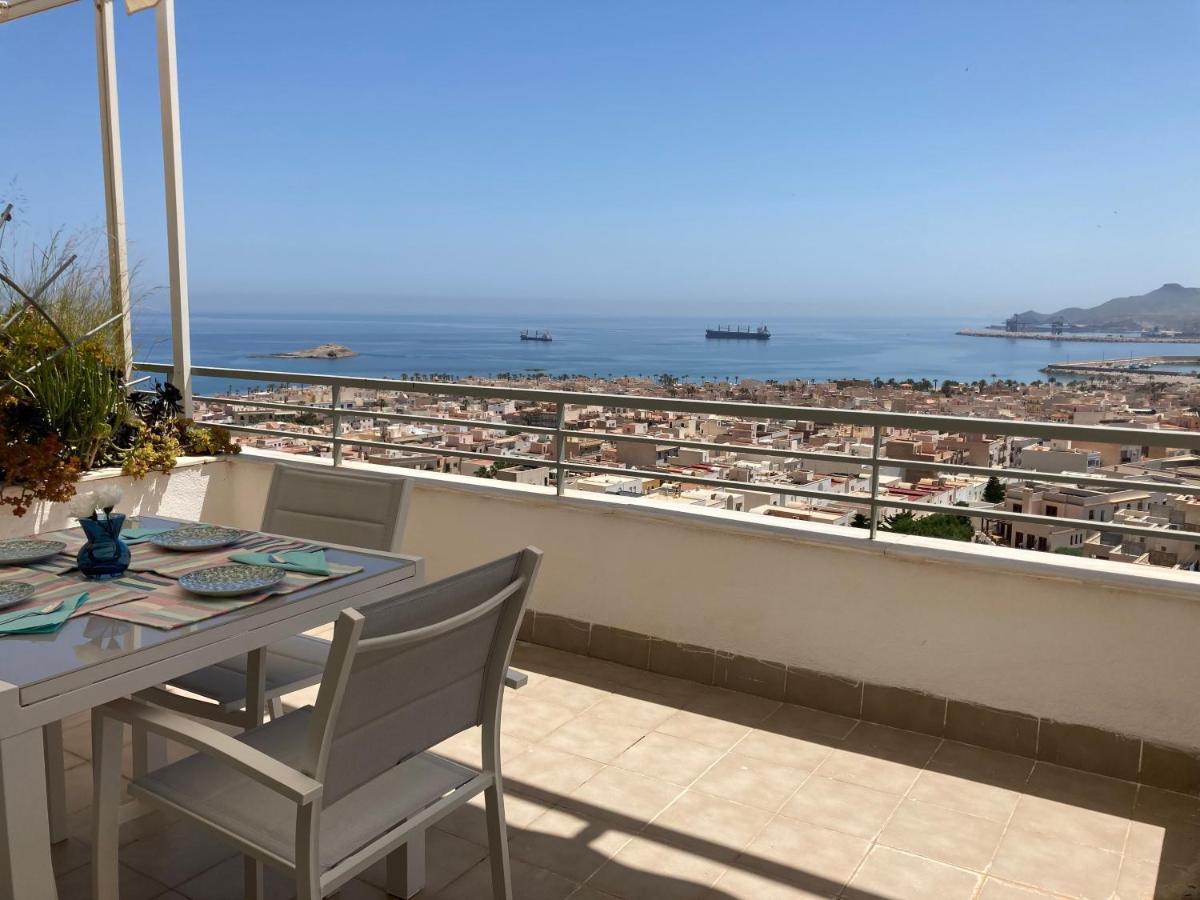 Ático con Espectaculares Vistas al Mar Carboneras Exterior foto
